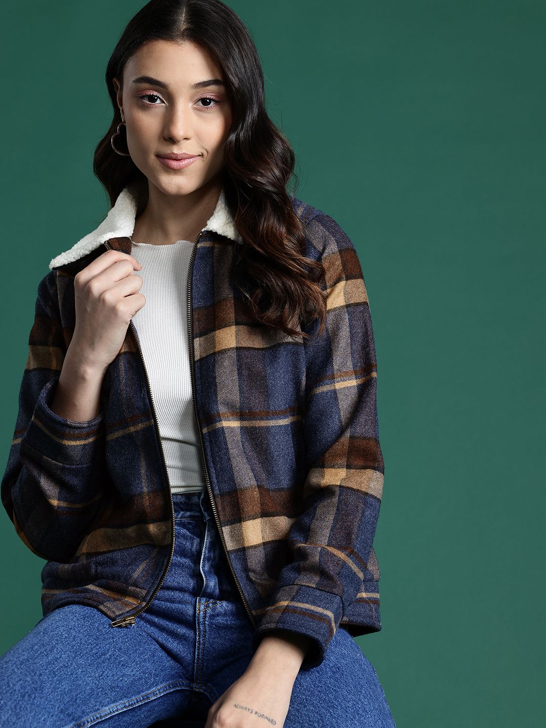 DressBerry Checked Tailored Jacket