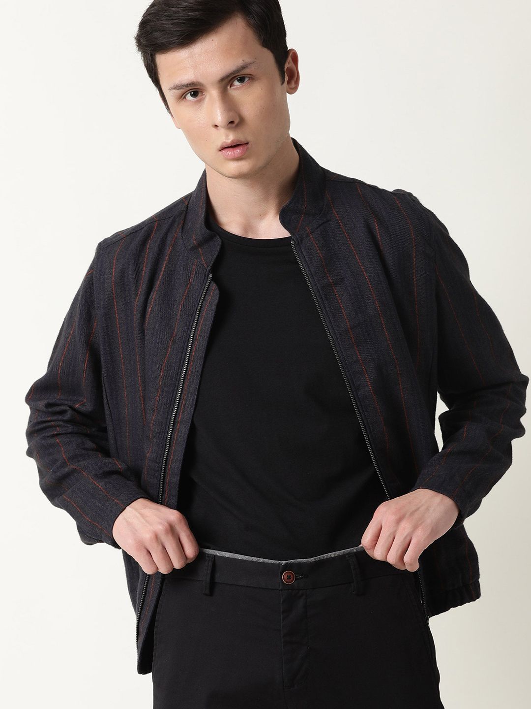RARE RABBIT Men Greg Tailored Fit Checked Jacket