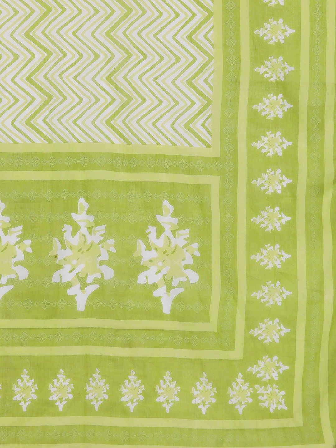 Libas Ethnic Motifs Printed Regular Pure Cotton Kurta With Trousers & Dupatta