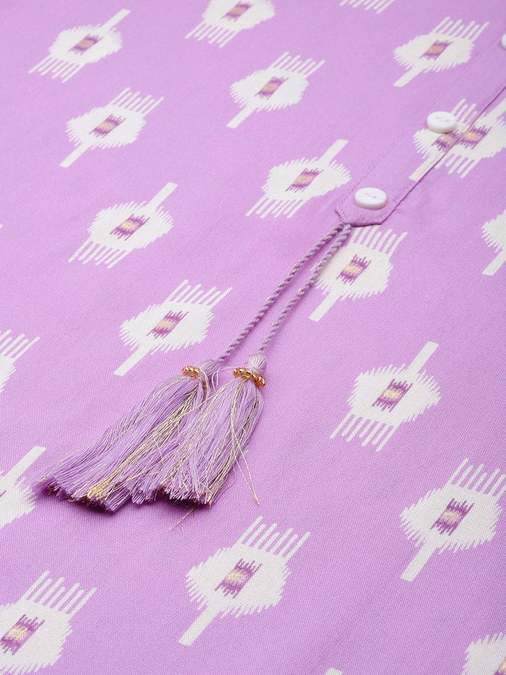 Indo Era Women Printed Pastels Kurta