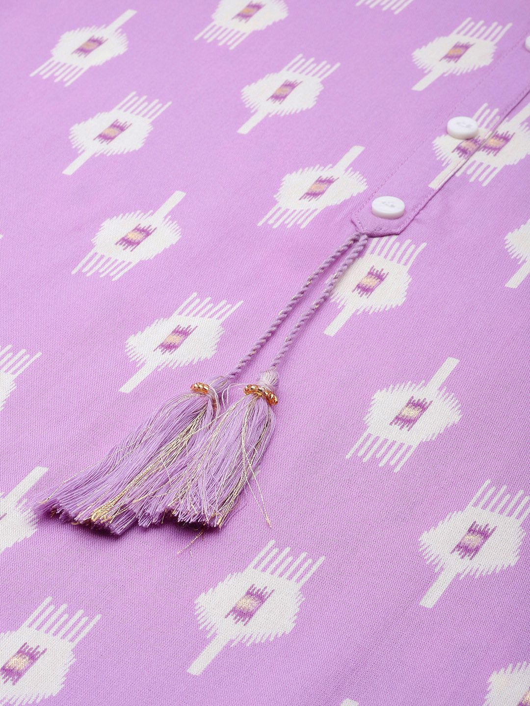 Indo Era Women Printed Pastels Kurta