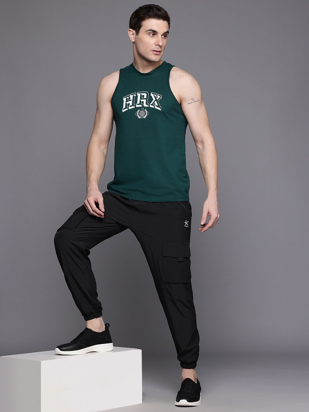 HRX by Hrithik Roshan Men Lifestyle Cargo-Style Joggers