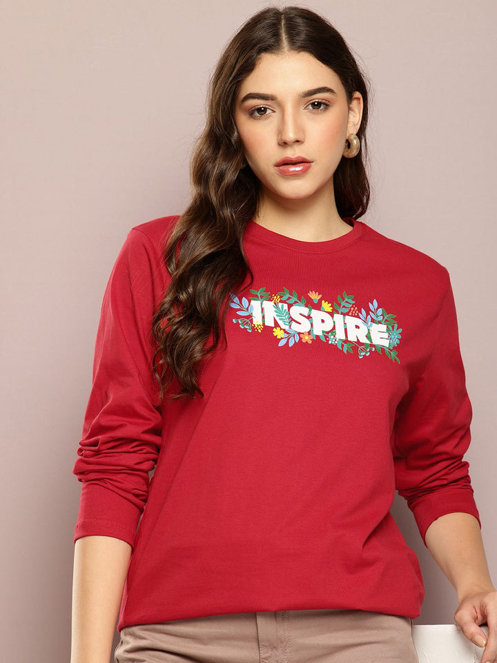 DILLINGER Typography Printed Drop-Shoulder Sleeves Oversized Pure Cotton T-shirt