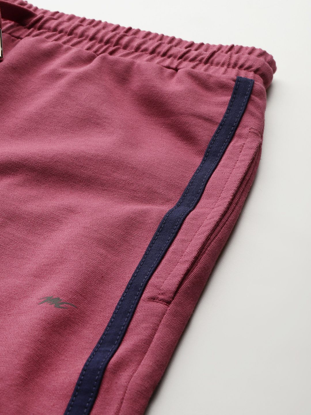 Monte Carlo Women Mid-Rise Regular Fit Track Pants with Side Stripes