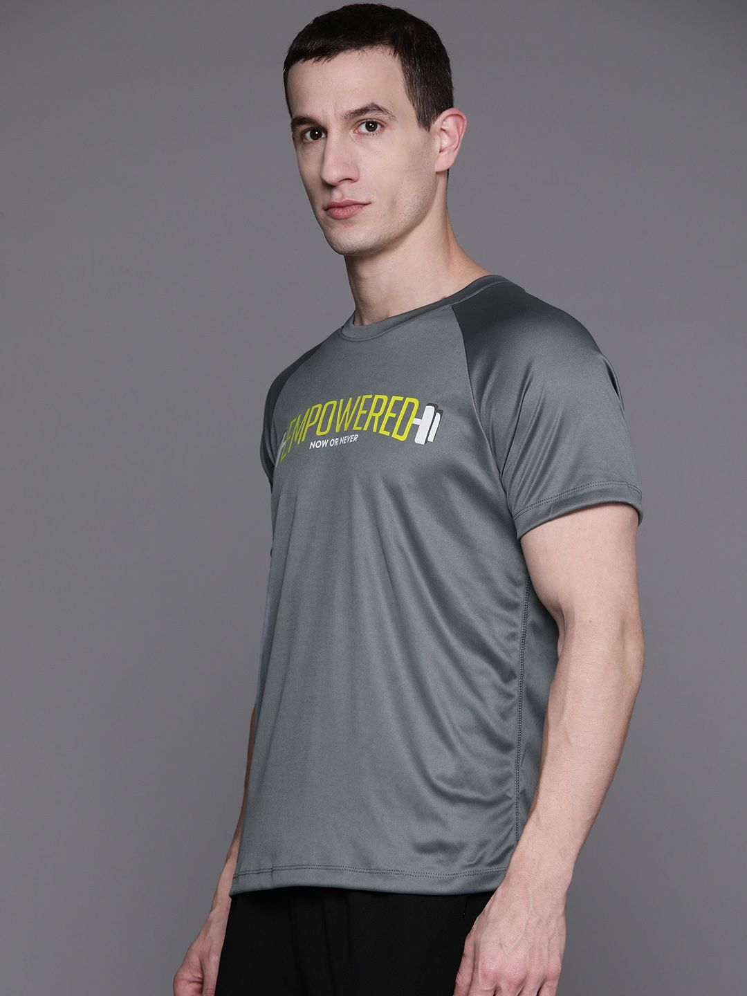 HRX by Hrithik Roshan Printed Rapid-Dry Training T-shirt