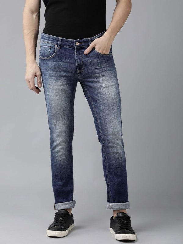 SPYKAR Men Heavy Fade Mid-Rise Stretchable Jeans