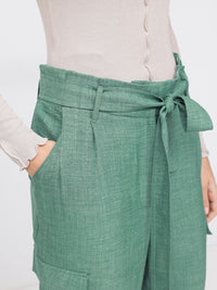 DressBerry Women Functional Fashion Slouchy Cargo Trousers