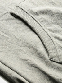 The Indian Garage Co Men Grey Melange & Navy Blue Colourblocked Hooded Sweatshirt