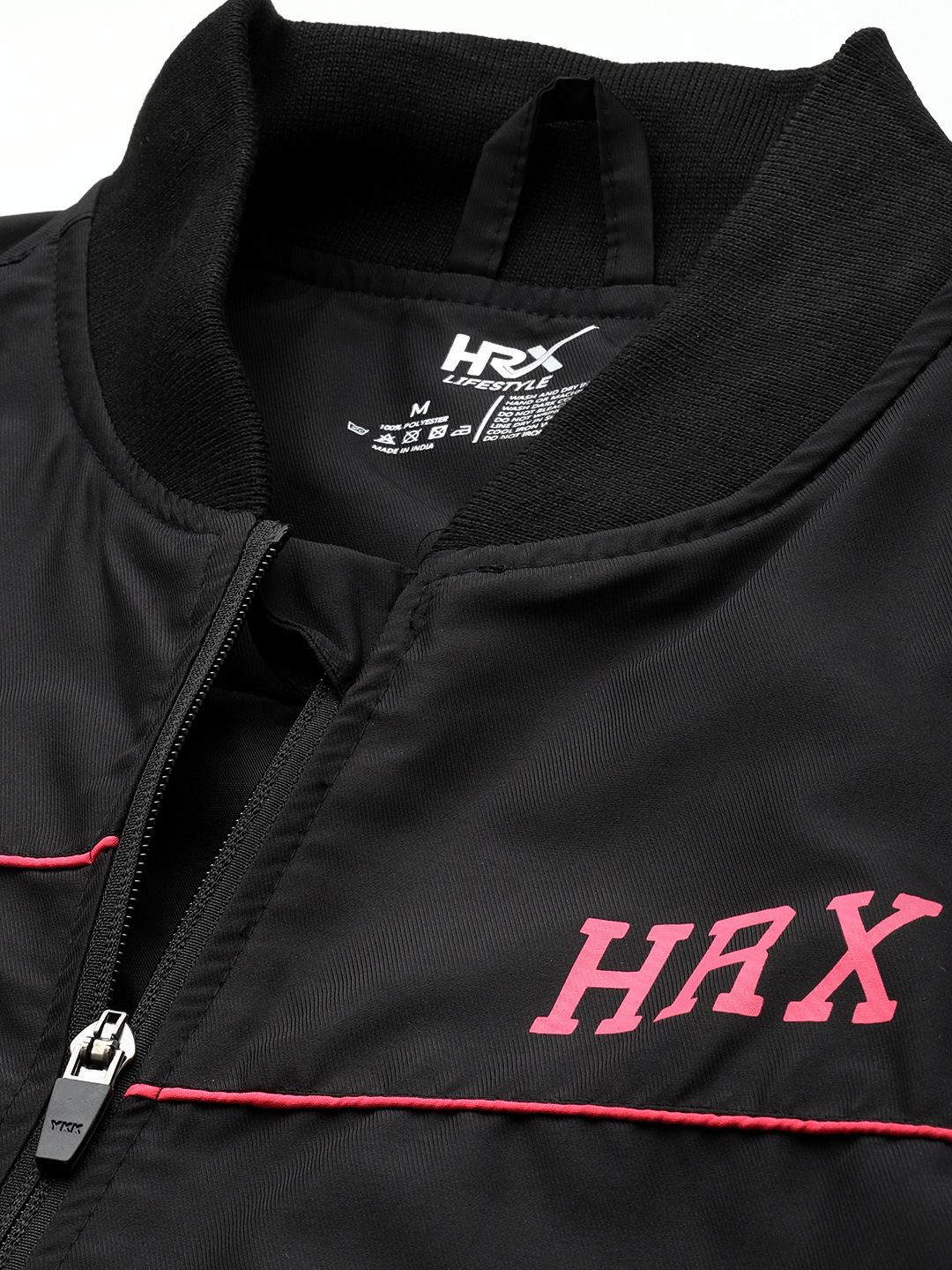 HRX by Hrithik Roshan Typography Printed Lifestyle Bomber Jacket