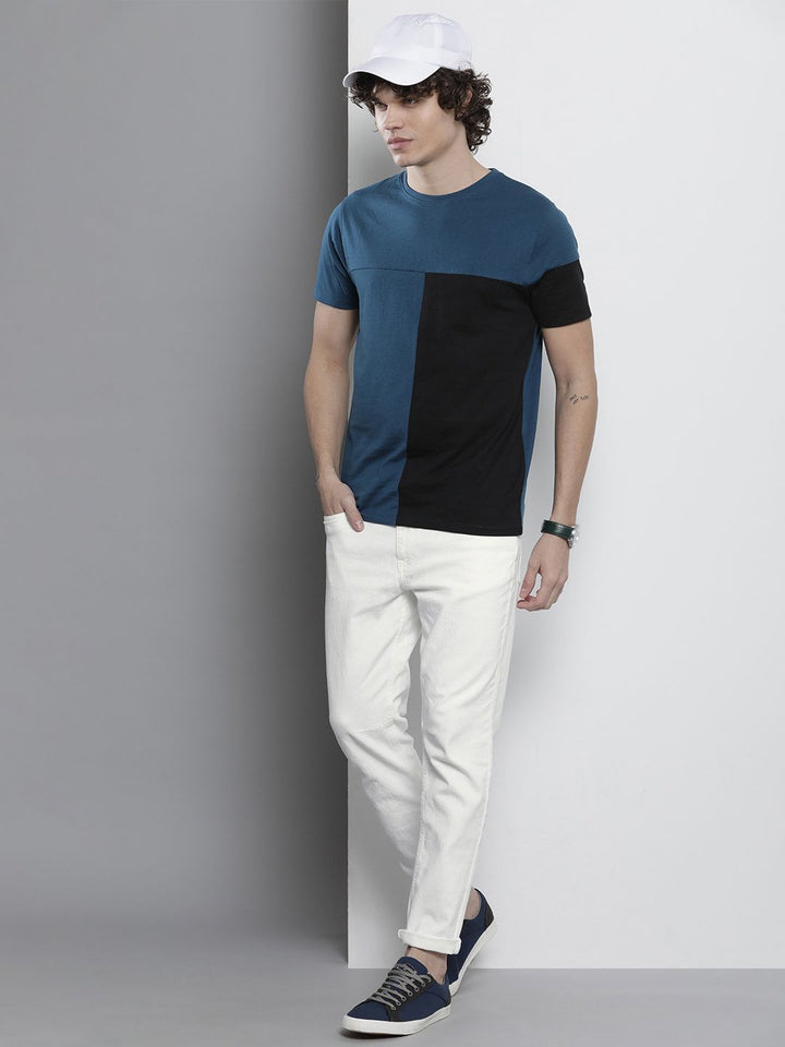 The Indian Garage Co Men Carrot Fit Light Fade Stretchable Jeans