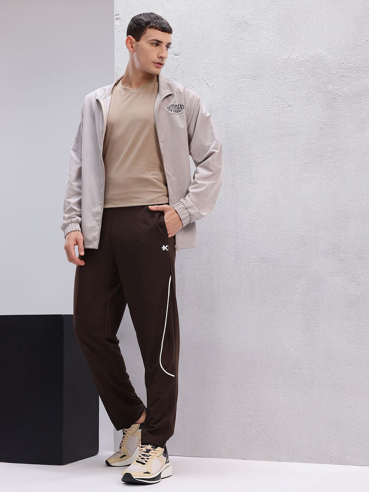 HRX by Hrithik Roshan Men Brand Logo Detail Regular Fit Lifestyle Track Pants