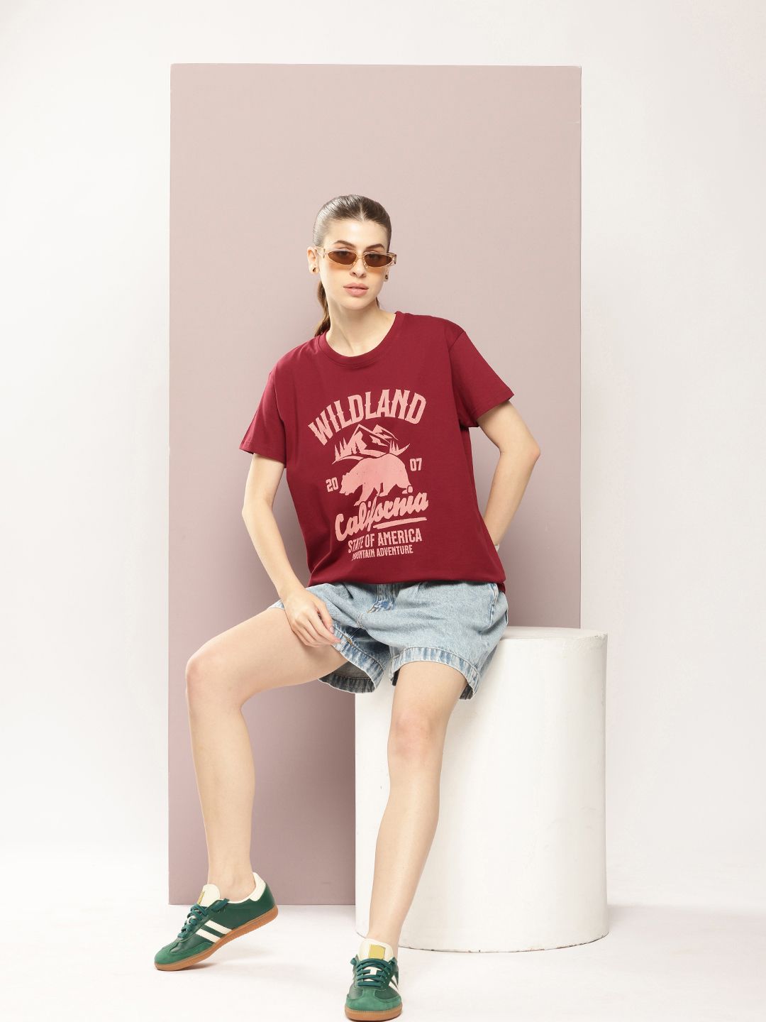 DILLINGER Typography Printed Pure Cotton Boxy T-shirt