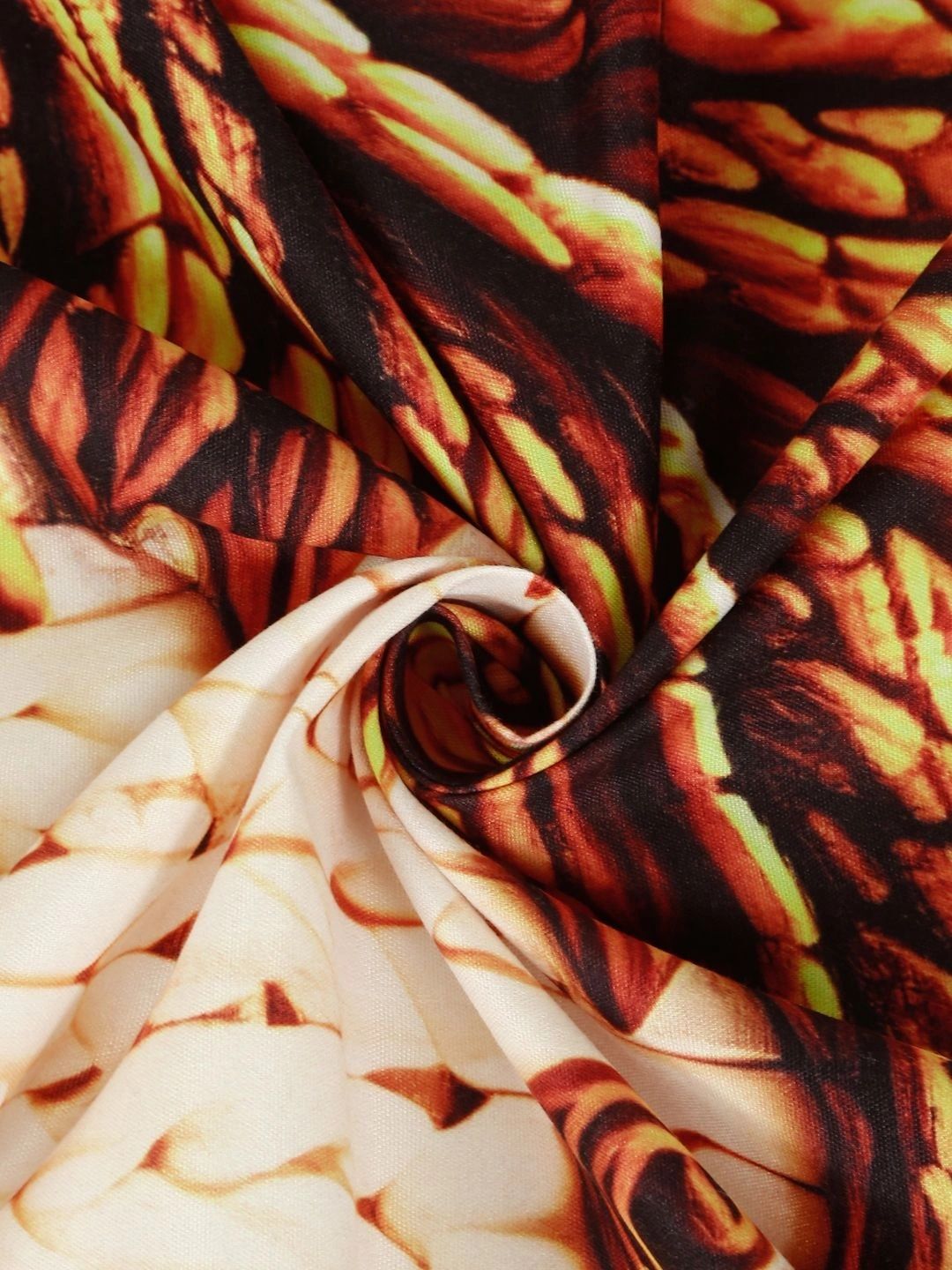 Moda Rapido X KLOTTHE Beige & Red Floral 400 TC Cadar Katil King dengan 2 Sarung Bantal