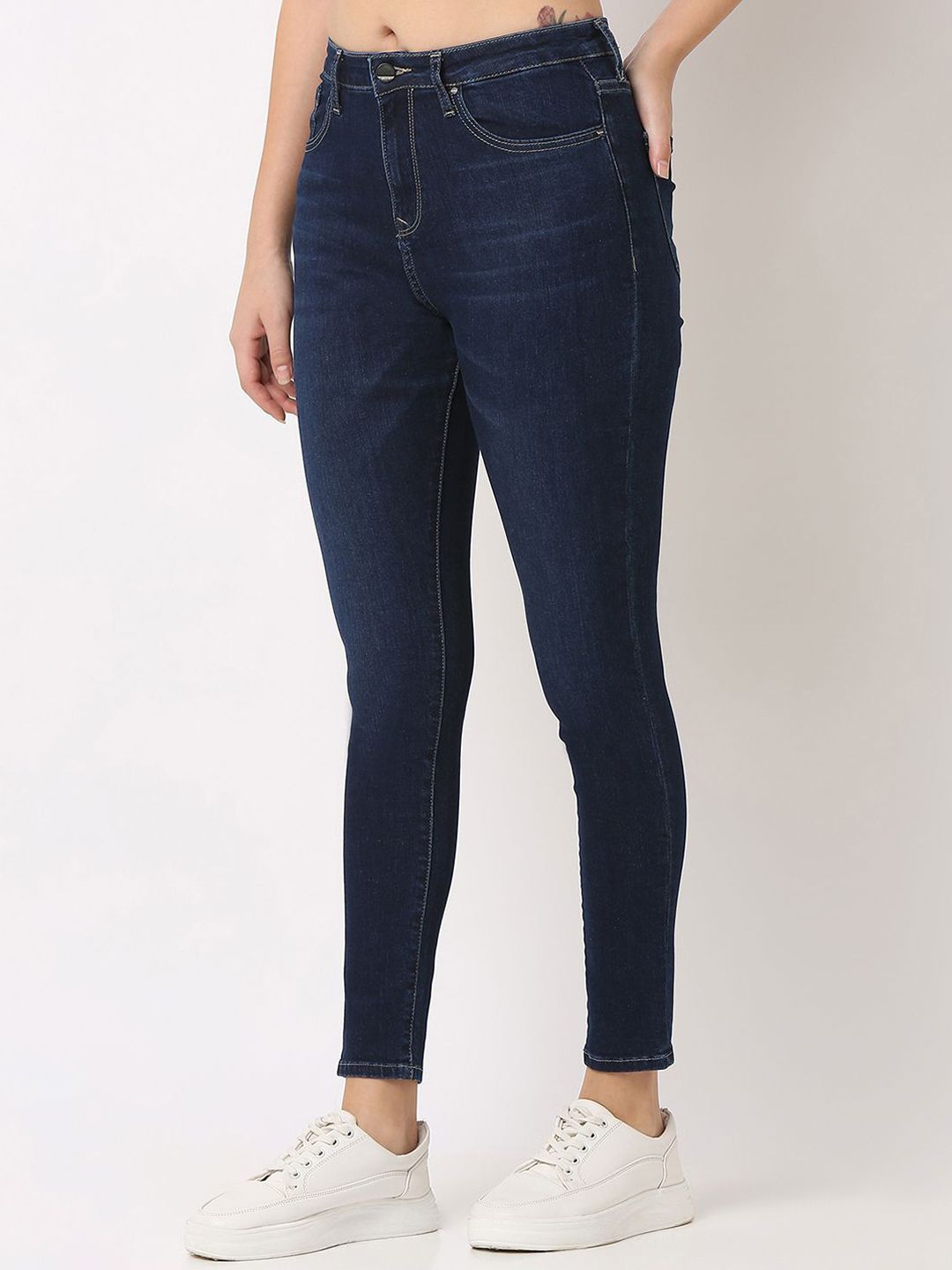 SPYKAR Women Super Skinny Fit Mid-Rise Jeans
