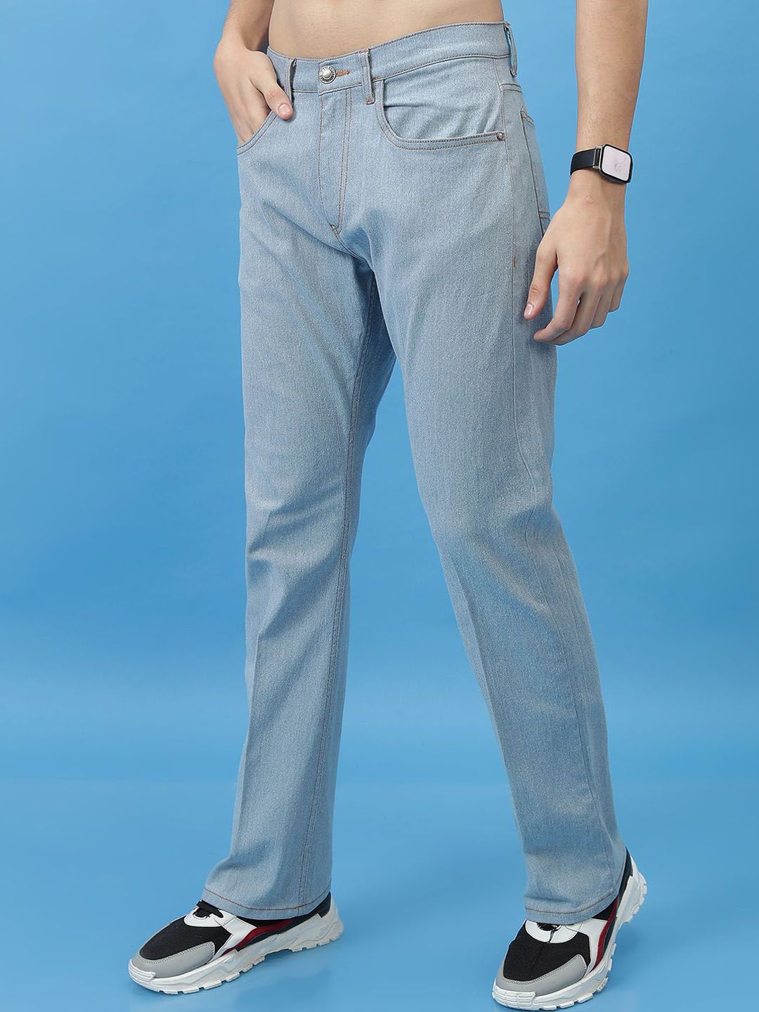 HIGHLANDER Men Straight Fit Stretchable Jeans