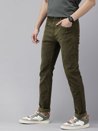 SPYKAR Men Corduroy Chinos Trousers