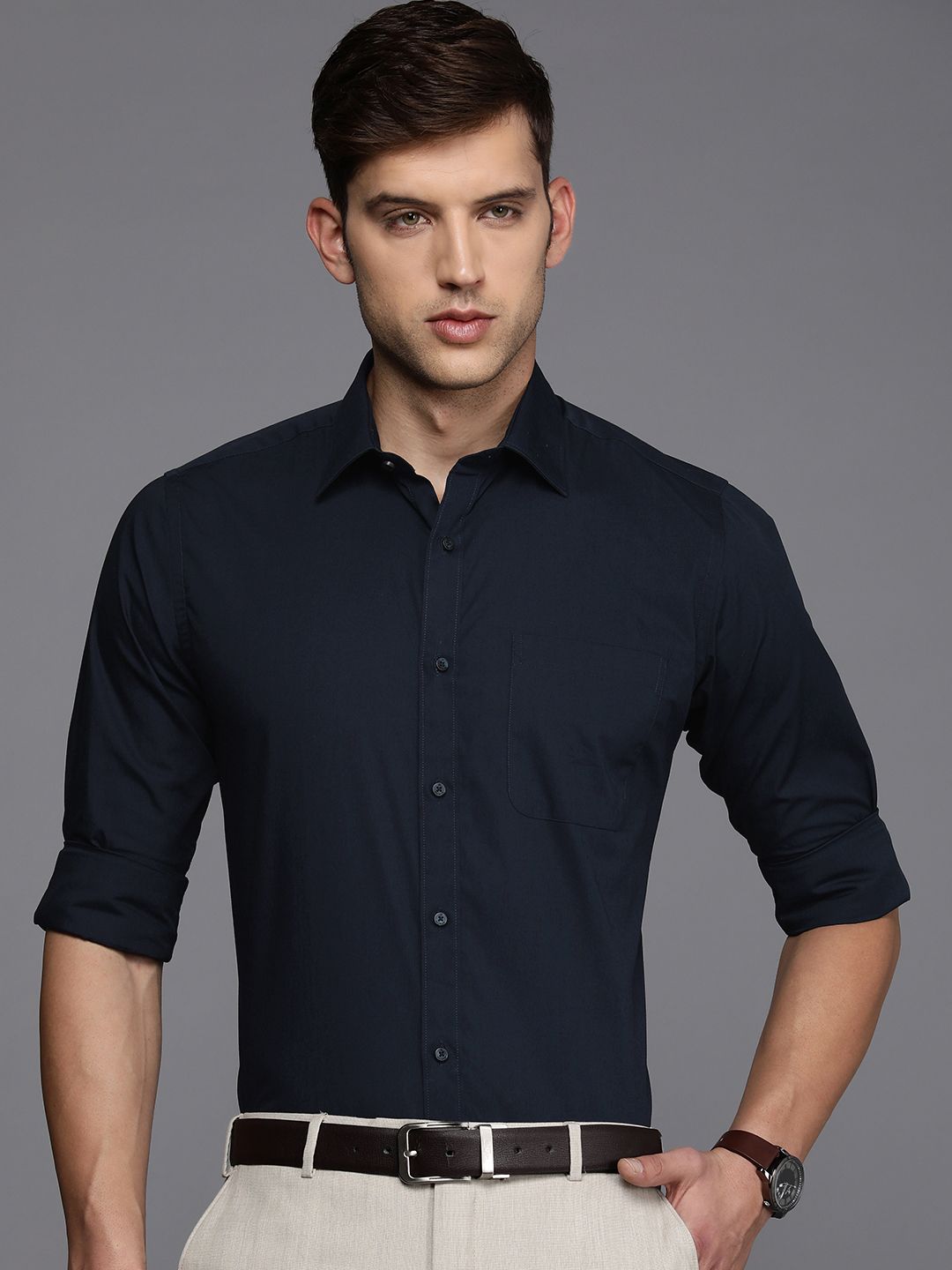 Raymond Pure Cotton Slim Fit Formal Shirt