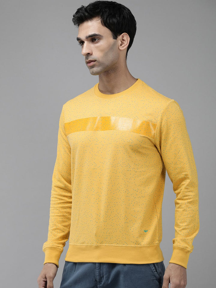 Park Avenue Long Sleeves Conversational Printed Sweatshirt