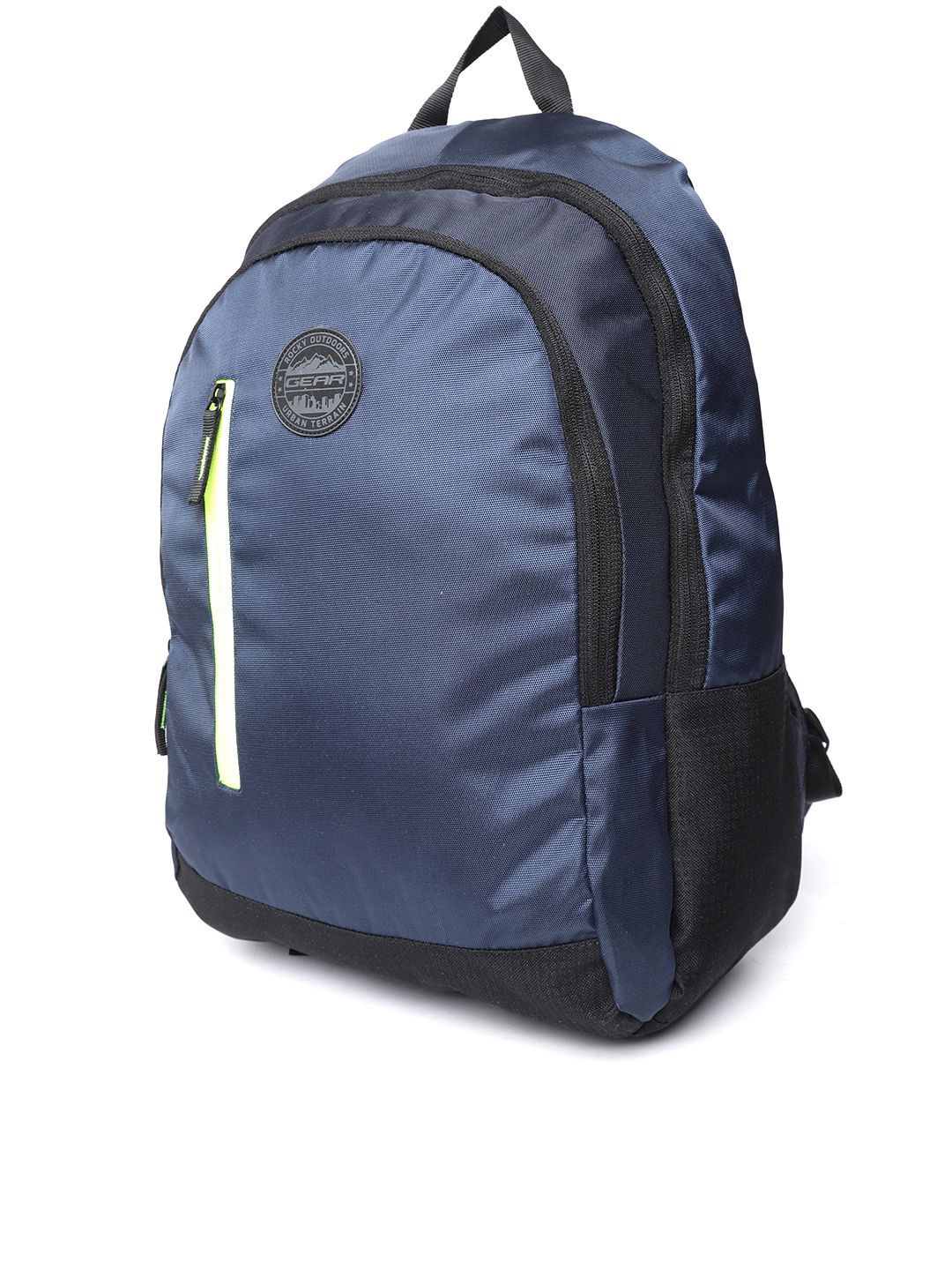 Gear Unisex Navy Blue Solid Backpack
