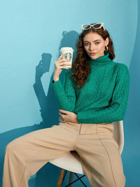 STREET 9 Turtle Neck Acrylic Pullover