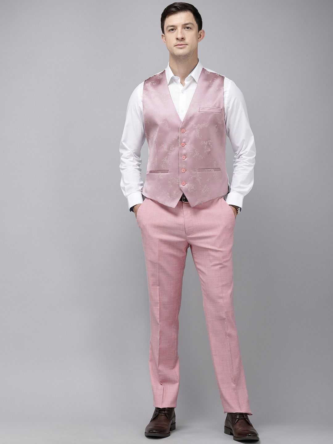 Park Avenue Super Slim Fit  Single Breasted 3-Peice Party Suit