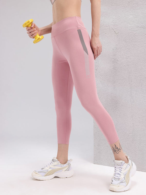 HRX by Hrithik Roshan Women Printed Detail Cropped Training Tights