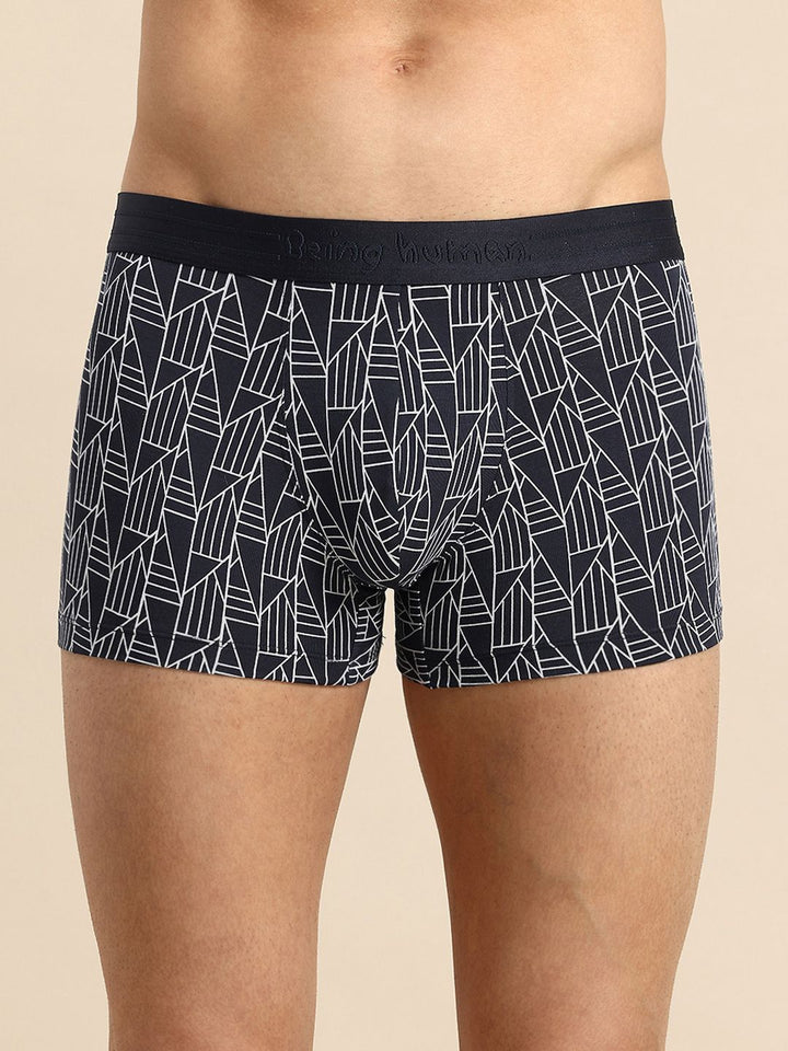 Being Human Printed Mid Rise Basic Trunks