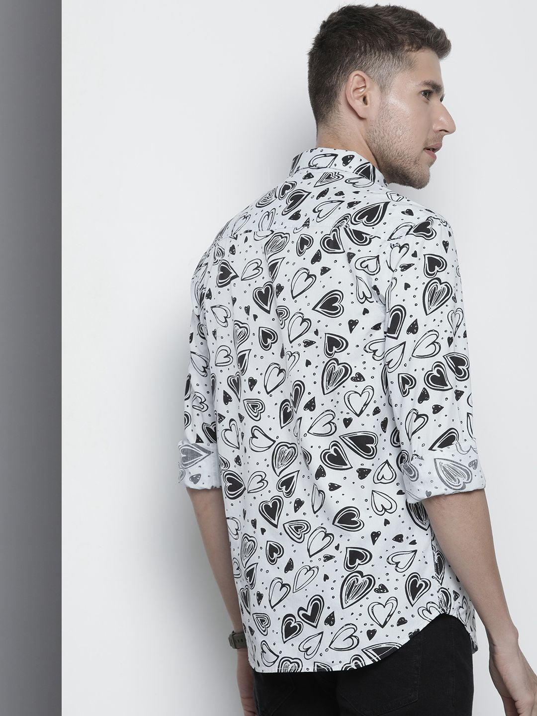 The Indian Garage Co Smart Slim Fit Opaque Printed Casual Shirt
