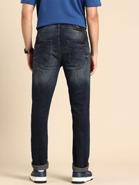 Being Human Men Slim Straight Fit Heavy Fade Stretchable Jeans