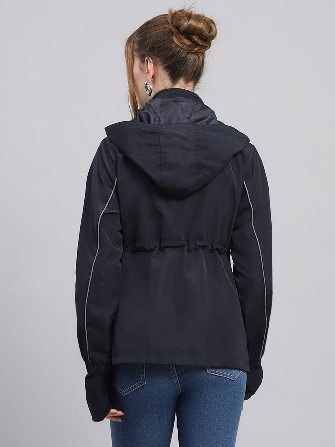Monte Carlo Water Repellent Toggle Waist Hooded Tailored Jacket