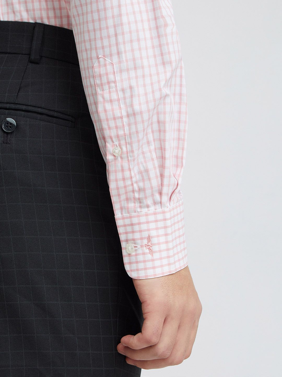 Park Avenue Slim Fit Checked Pure Cotton Formal Shirt