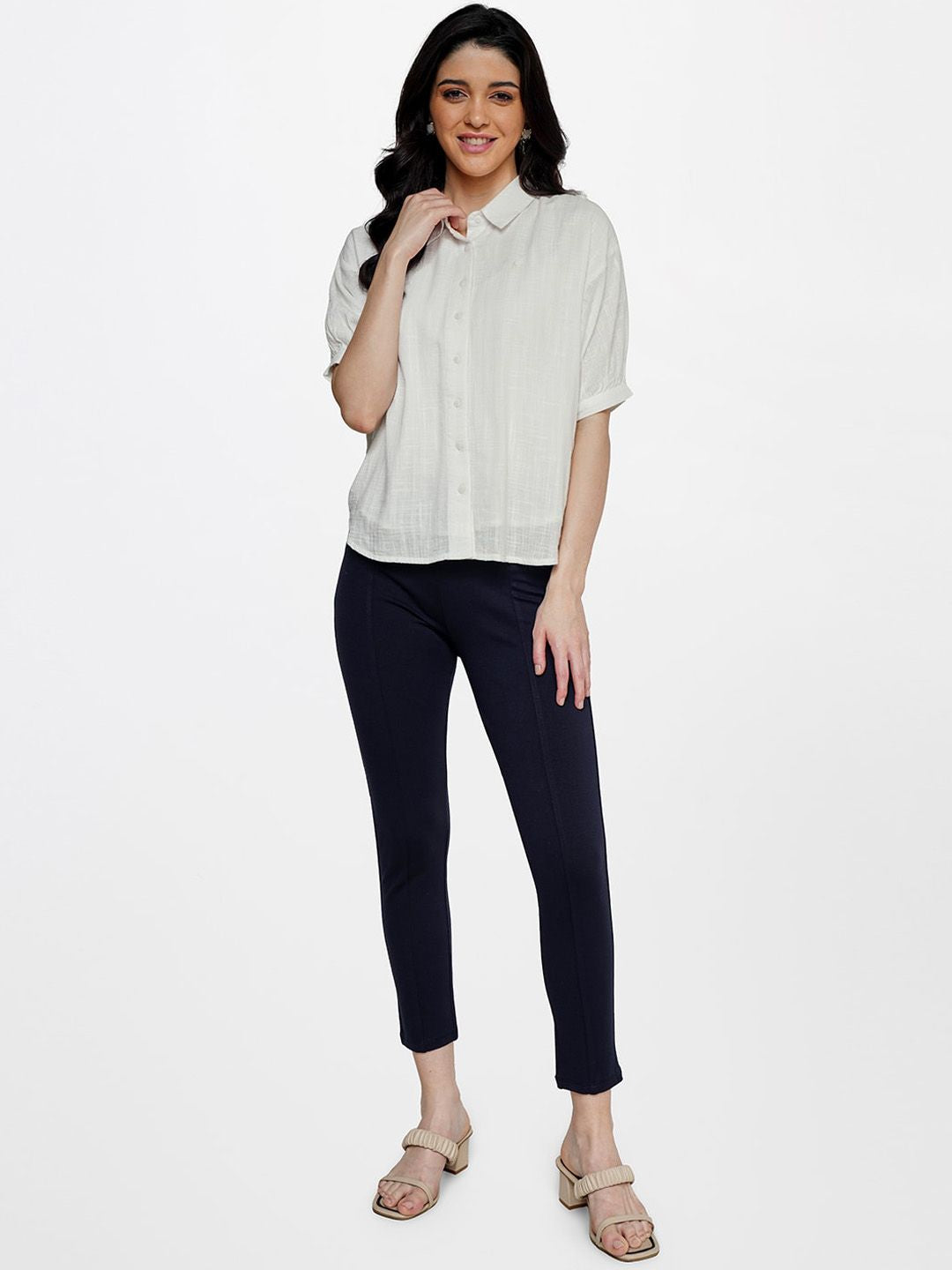 AND Women Tapered Fit Trousers