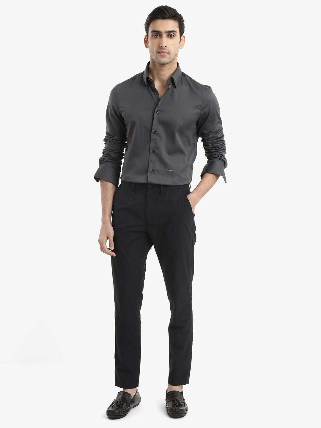 RARE RABBIT Men Holand Slim Fit Cotton Shirt