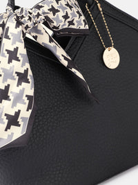 all about you Structured Handheld Bag with Bow Detail