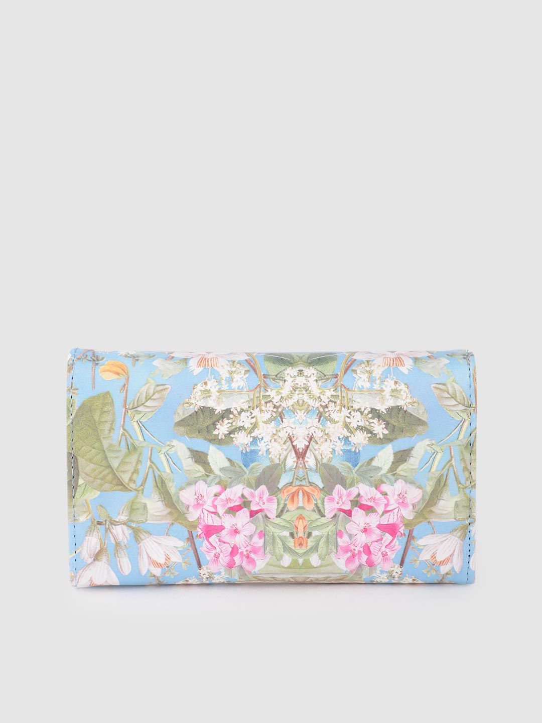 Lino Perros Women Floral Printed Three Fold Wallet