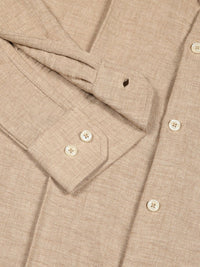 Thomas Scott Men Premium Mandarin Collar Textured Solid Slim Fit Casual Shirt