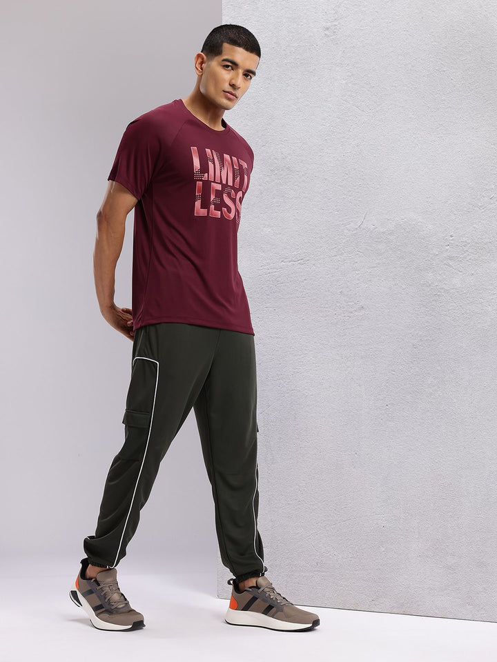 HRX by Hrithik Roshan Typography Printed Rapid-Dry Training T-shirt
