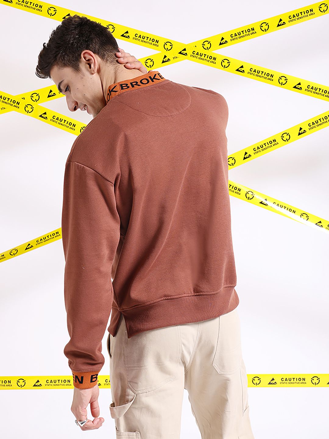 The Indian Garage Co Typography Printed Pullover