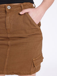 DressBerry Women Chic Charm Denim Mini Skirt
