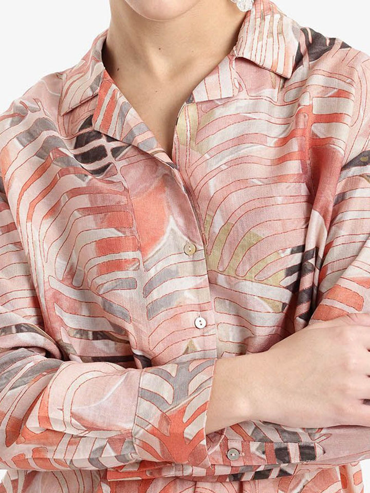 RAREISM Tropical Print Top
