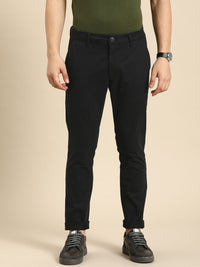 Being Human Men Solid Mid-Rise Regular Fit Chinos