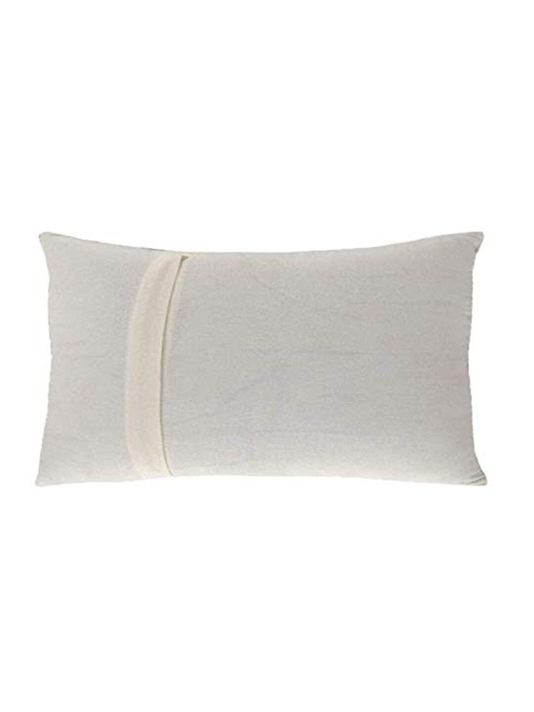 STITCHNEST Blue & White Set of 2 Floral Rectangle Cushion Covers