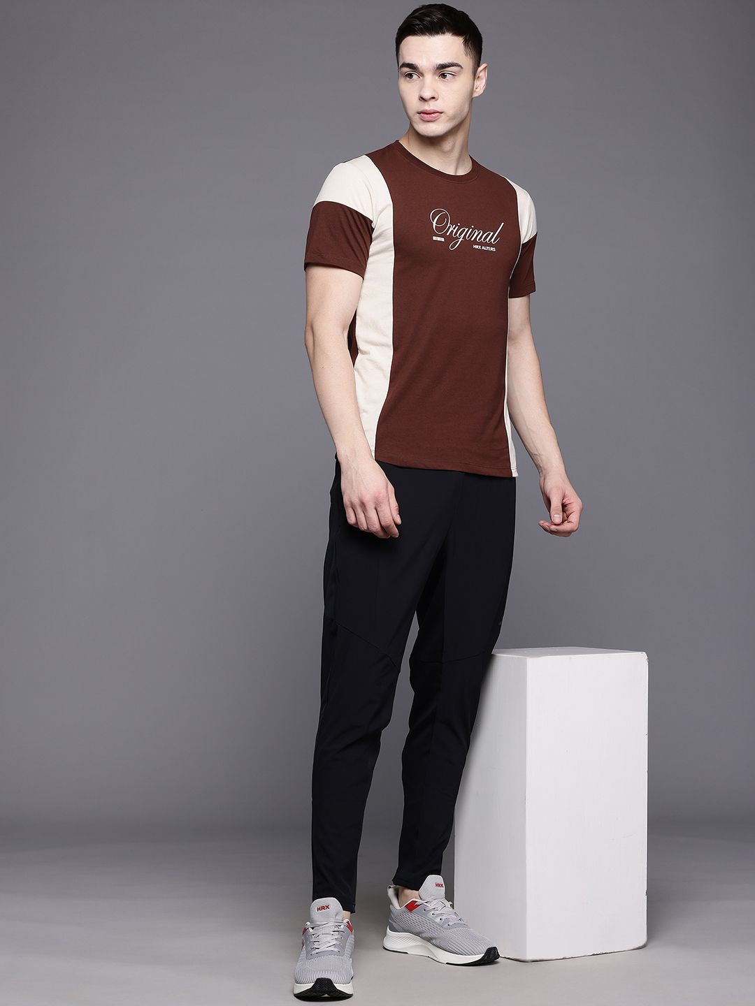 HRX by Hrithik Roshan Lifestyle Typo Print T-shirt