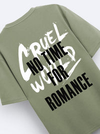 ADRO Men Typography Printed Raw Edge T-shirt