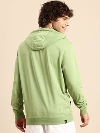 Being Human Pure Cotton Placement Printed Hooded Sweatshirt