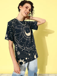 DILLINGER Pure Cotton Printed Oversize T-shirt