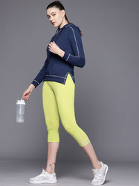 HRX by Hrithik Roshan Hooded Up-Front Stitch Training Sweatshirt