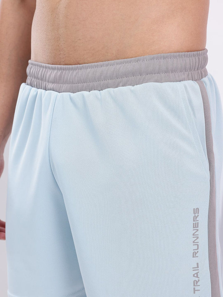 HRX by Hrithik Roshan Men Typography Rapid-Dry Running Shorts with Side Taping