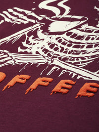 Difference of Opinion Men Graphic Printed Embossed Oversized T-shirt