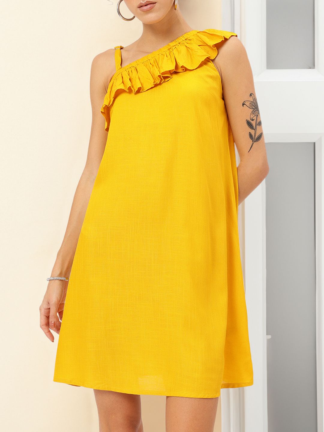 DressBerry Romantic Ruffles A-Line Dress
